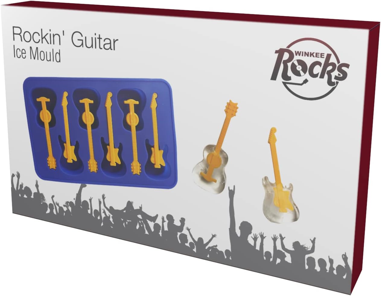 Winkee - Rockin` Guitar Ice Mold - Ice Cube Tray