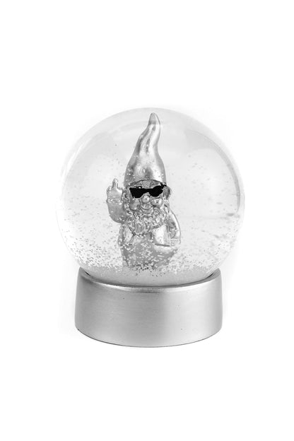 Winkee - Snow Globe - Snow Globe Gnome - Silver