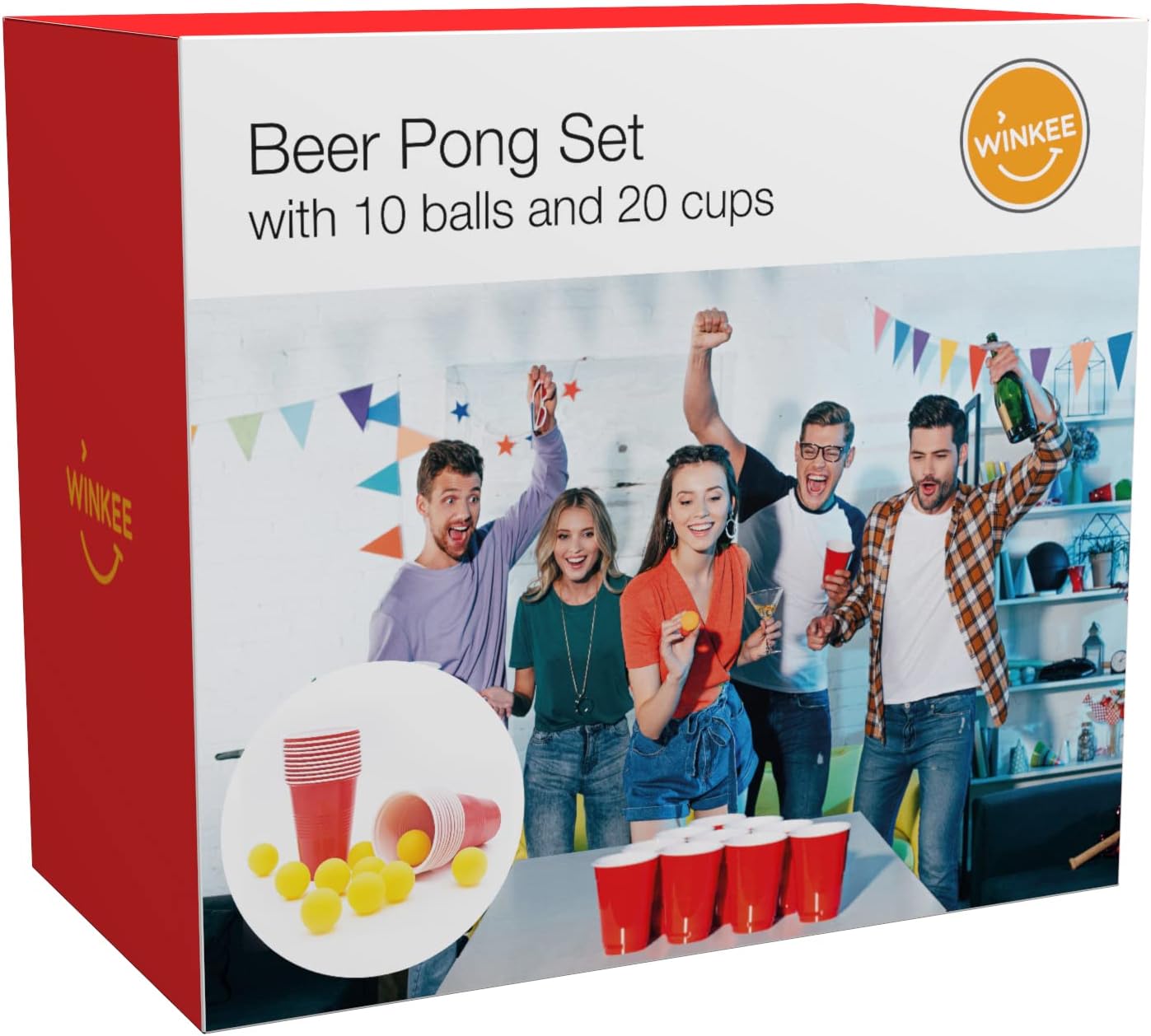 WINKEE BEER PONG Beer Pong game Multicolor One Size