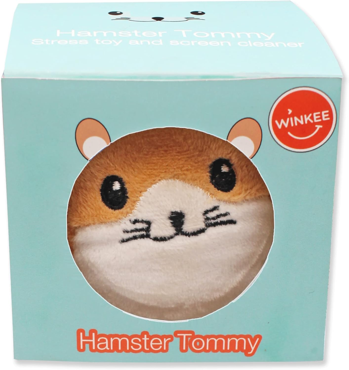 Hamster beeldschermreiniger en stressspeelgoed