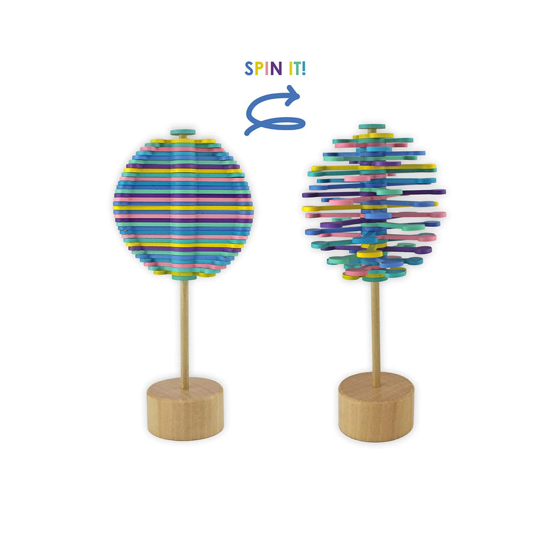 WINKEE Spinning Lollipop Candy Lollipop Swirl Wand Multicolour 1 x 1 x 1 inches