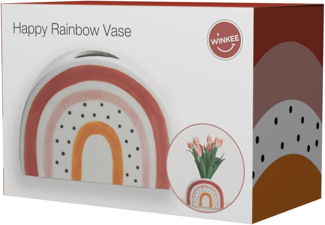 Winkee - Happy Rainbow Vase