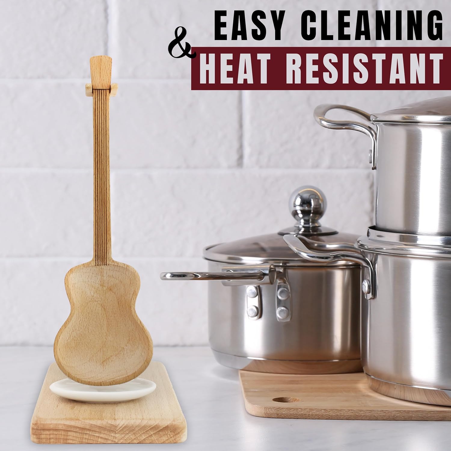 Winkee - Guitar Cooking Spoon With Hanger