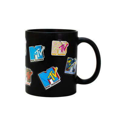 Winkee - MTV Koffiemok | Coole keramische mok van ongeveer 330 ml | Retro Koffiemok | Geschenkidee voor muziekfans, verjaardag, Kerstmis, Valentijnsdag