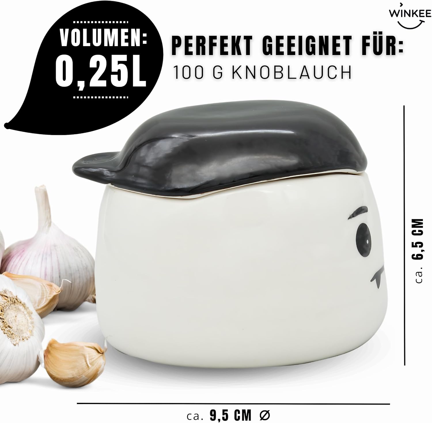 Winkee - Vampire Garlic Roaster And Storage