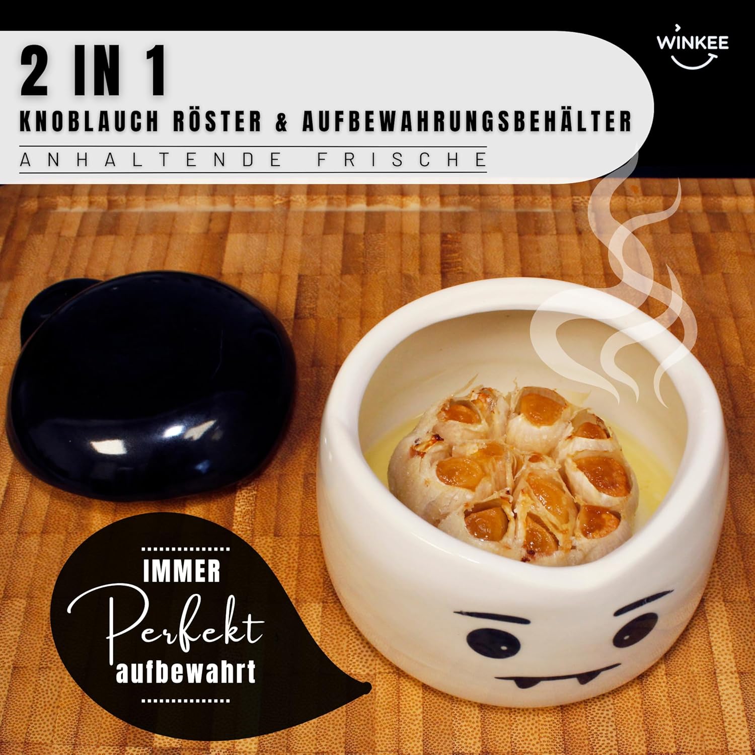 Winkee - Vampire Garlic Roaster And Storage