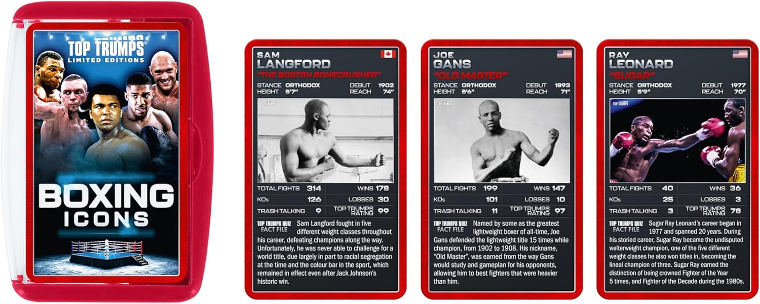 Top Trumps Kartenspiel Box-Icons - Familienspiele für Kinder und Erwachsene - Lernspiele - Kinderkartenspiele für 2+ Spieler - Kid War Games - Kartenspiele für Familien - Card Wars - für 15 Plus