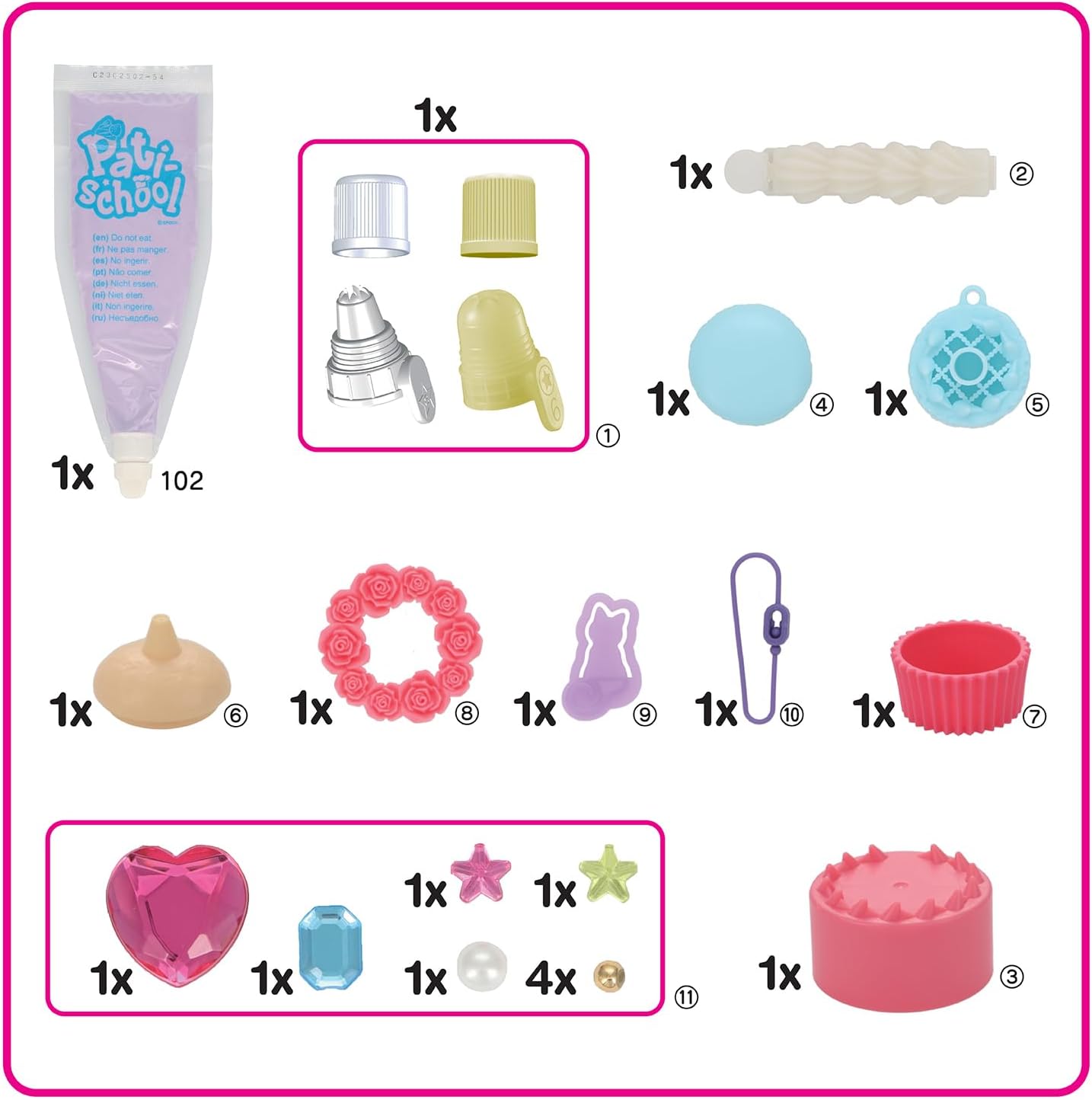 Pati-school 32332 Lavender & Pastel Creations Kit, Multicolor