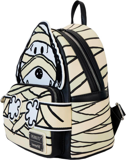 Loungefly Peanuts Snoopy Mummy Glow Mini Backpack, Multi