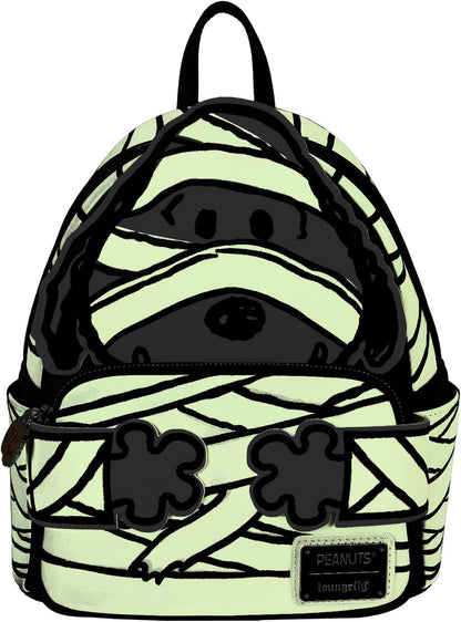 Loungefly Peanuts Snoopy Mummy Glow Mini Backpack, Multi
