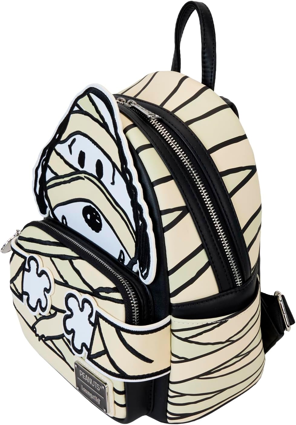 Loungefly Peanuts Snoopy Mummy Glow Mini Backpack, Multi