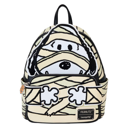 Loungefly Peanuts Snoopy Mummy Glow Mini Backpack, Multi