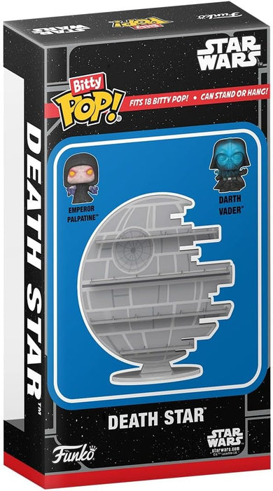 Funko Bitty POP! Display: Star Wars - Death Star - Emperor Palpatine™ and Darth Vader™ (electrified) and Can Display a Total Of 20 Characters and A Surprise Mystery Mini Figure - 0.9 Inch (2.2 Cm