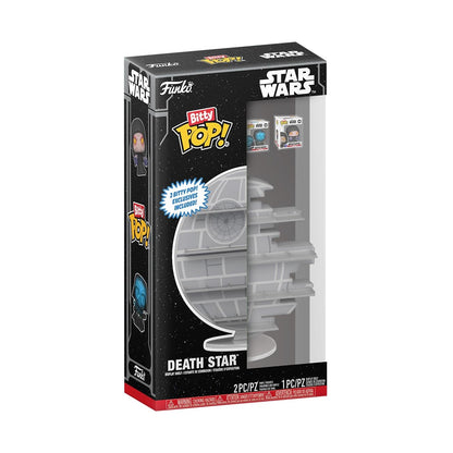 Funko Bitty POP! Display: Star Wars - Death Star - Emperor Palpatine™ and Darth Vader™ (electrified) and Can Display a Total Of 20 Characters and A Surprise Mystery Mini Figure - 0.9 Inch (2.2 Cm