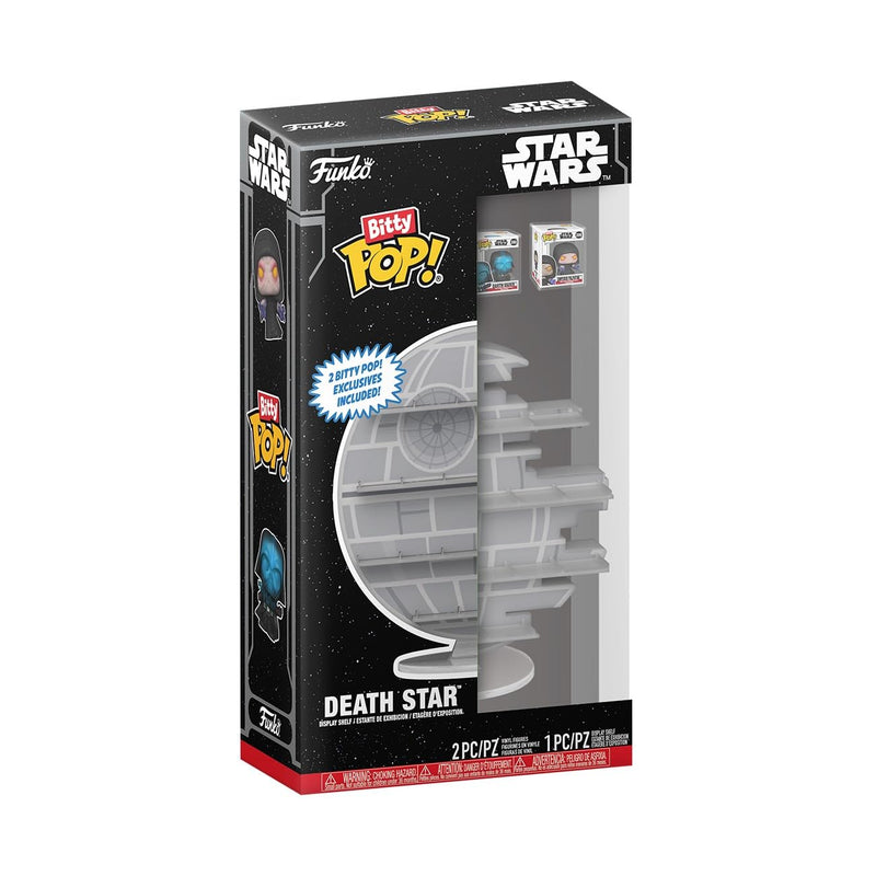 Funko Bitty POP! Display: Star Wars - Death Star - Emperor Palpatine™ and Darth Vader™ (electrified) and Can Display a Total Of 20 Characters and A Surprise Mystery Mini Figure - 0.9 Inch (2.2 Cm