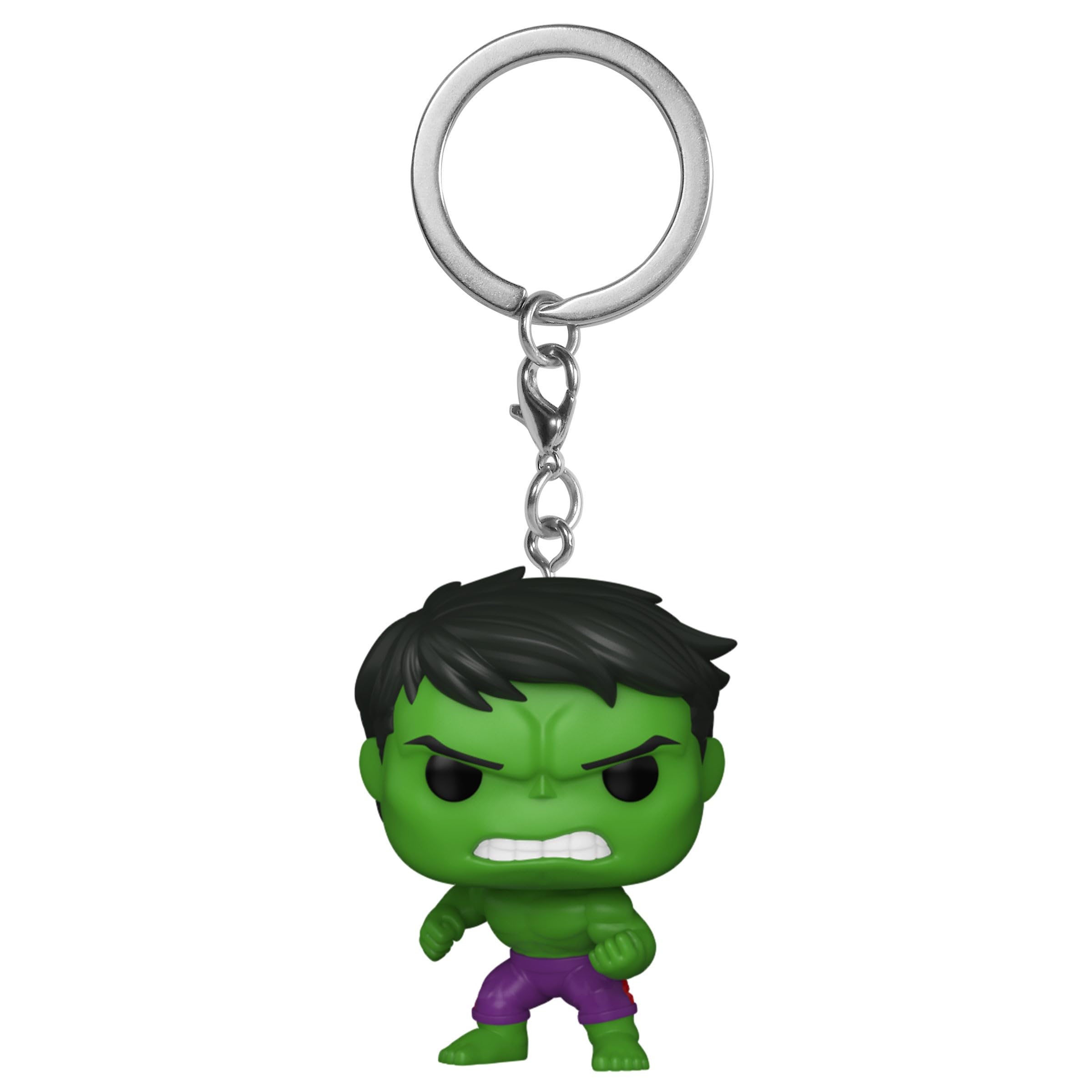 Funko Pop! Keychain: Marvel NC - Hulk - Marvel Comics - Fumetti Marvel - Mini Figura in Vinile da Collezione Novità Portachiavi - Riempitivi per Calze - Idea Regalo - Merchandising Ufficiale