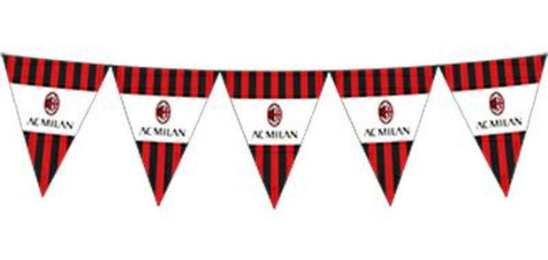Bigiemme: Party: Festone Bandierine Triangolari Milan Q