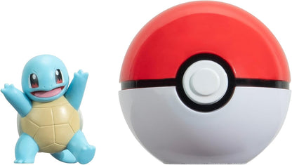 Pokémon Clip 'N' Go (Squirtle #3 con Poké Ball) W18
