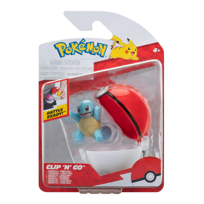 Pokémon Clip 'N' Go (Squirtle #3 con Poké Ball) W18