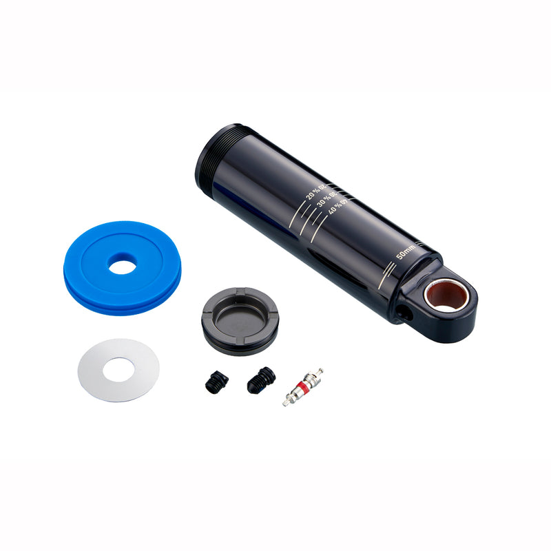 Rockshox Spare Rear Shock Spare Parts Damper Body/Ifp Standard Eyelet 50mmincludes Damper Bodyifp Valve Core, 5mm Travel Spacer And Caps) Deluxe A1/ Super Deluxe A1 (2017+) Black