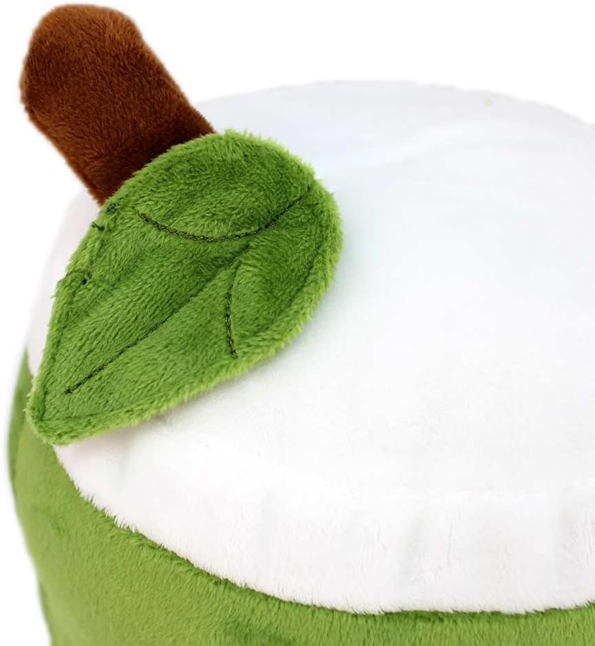 Bubble Tea Cuddly Toy - Green, Approx. 22 cm Tall, Plush Toy with Kawaii Face, Cuddly Soft, 100% Polyester