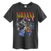 Amplified Unisex Adult Live In New York Nirvana T-Shirt (M) (Charcoal)