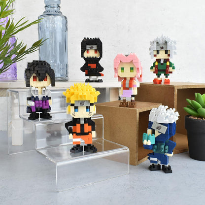 Nanoblock Bandai Naruto Uzumaki - mini-bouwsteenfiguur - constructiespel - bouwpakket voor manga-pixelfiguur - NBCC134