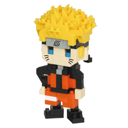 Nanoblock Bandai Naruto Uzumaki - mini-bouwsteenfiguur - constructiespel - bouwpakket voor manga-pixelfiguur - NBCC134
