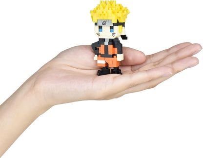 Nanoblock Bandai Naruto Uzumaki - mini-bouwsteenfiguur - constructiespel - bouwpakket voor manga-pixelfiguur - NBCC134