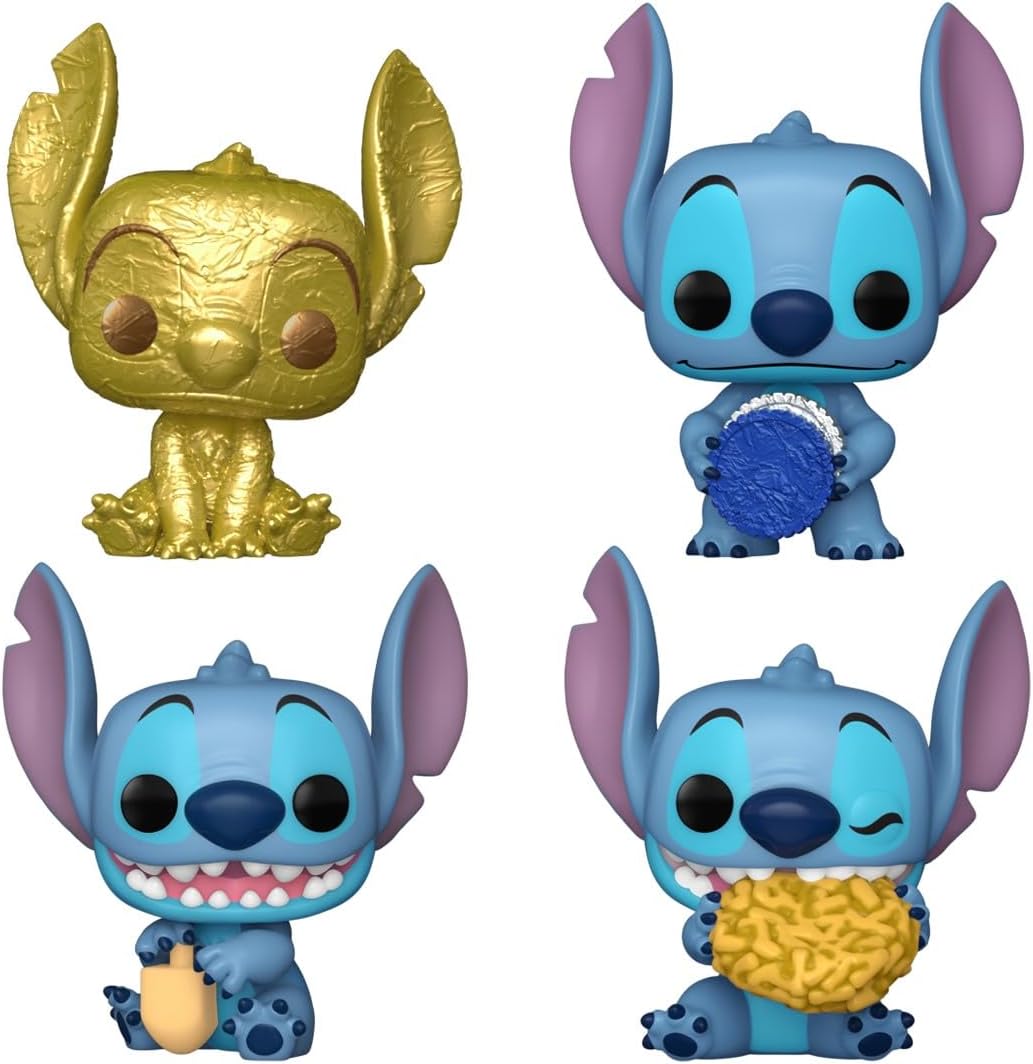 Funko Pocket Pop! Stitch - Dreidel Box - Lilo and Stitch - Keychain Novelty Keyring - Collectable Mini Figure - Stocking Filler - Gift Idea - Official Merchandise - Movies Fans - Backpack Decor