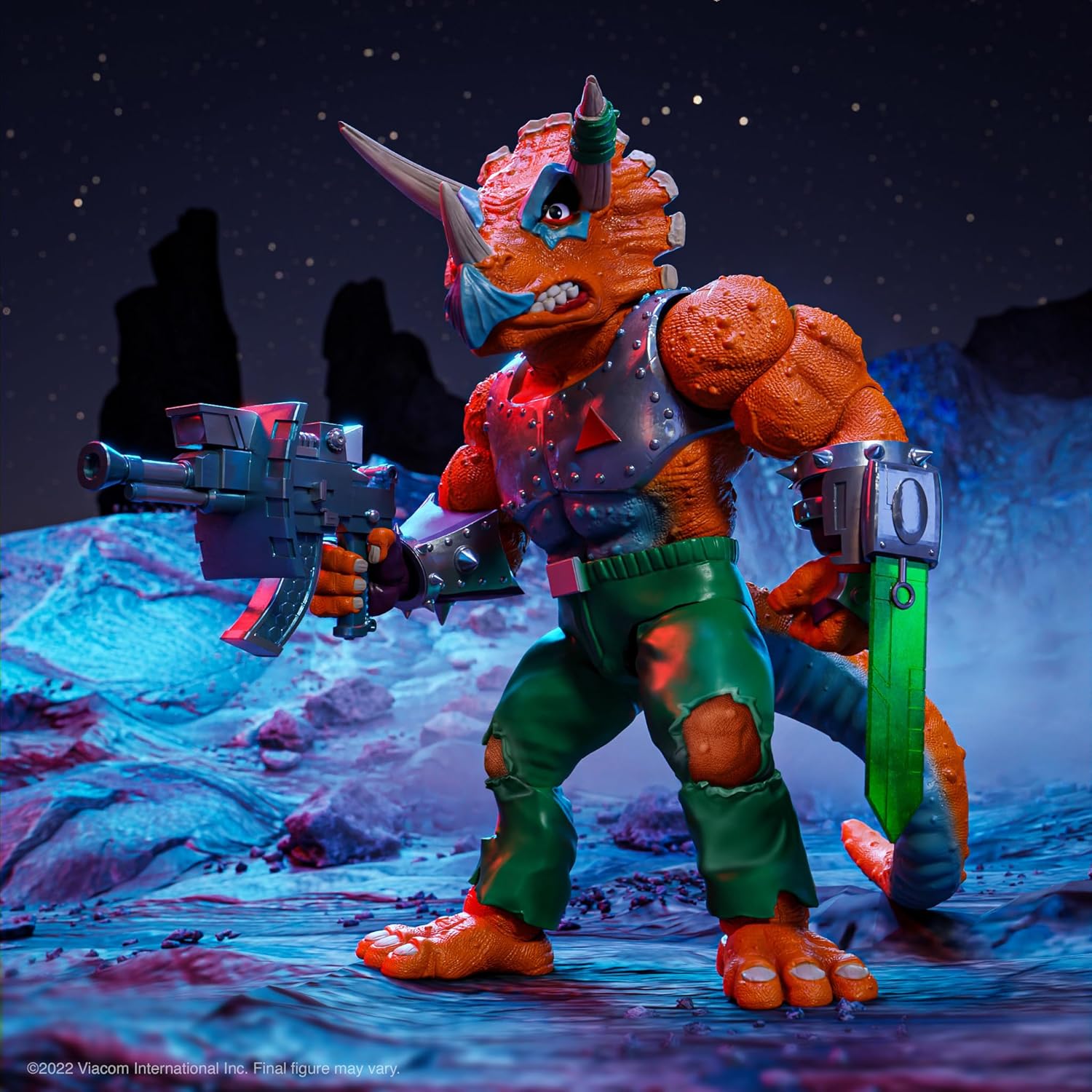 Super7 Teenage Mutant Ninja Turtles Ultimates W7 - Triceraton Action Figure