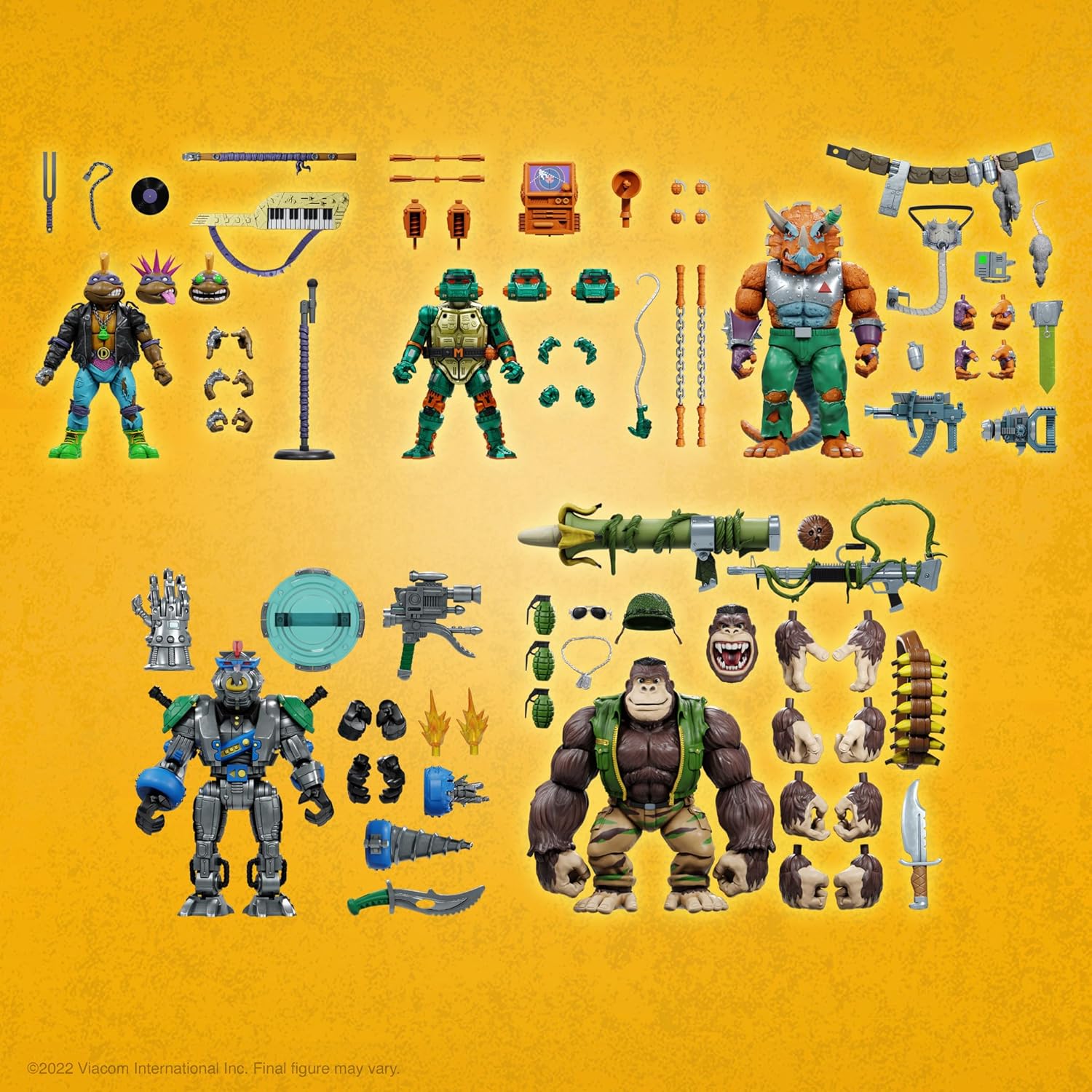 Super7 Teenage Mutant Ninja Turtles Ultimates W7 - Triceraton Action Figure