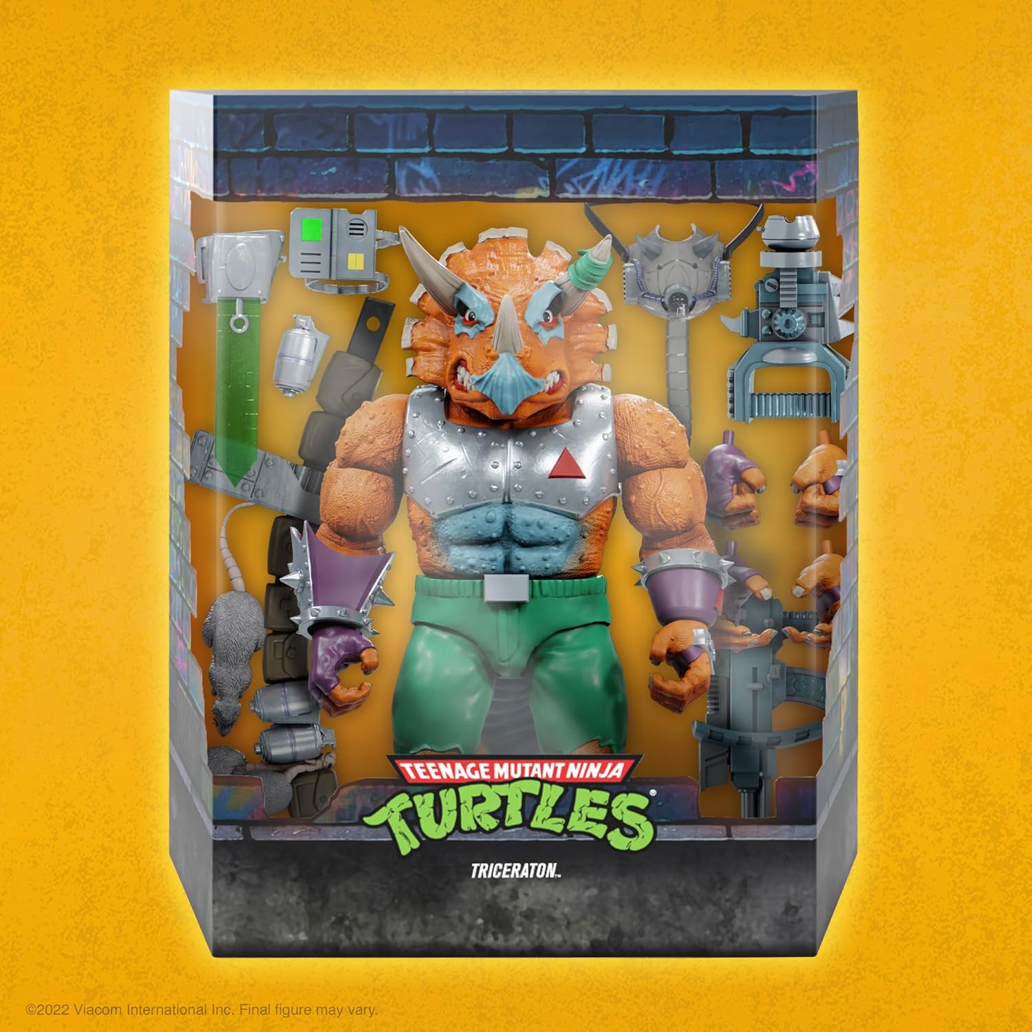 Super7 Teenage Mutant Ninja Turtles Ultimates W7 - Triceraton Action Figure