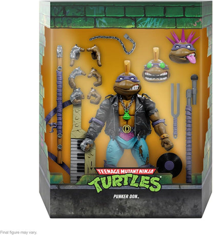 *preorder* teenage mutant ninja turtles ultimates: punker donatello by super7