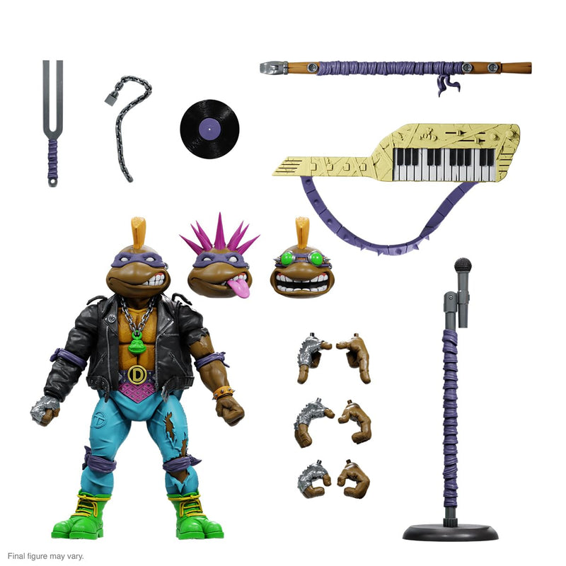 *preorder* teenage mutant ninja turtles ultimates: punker donatello by super7