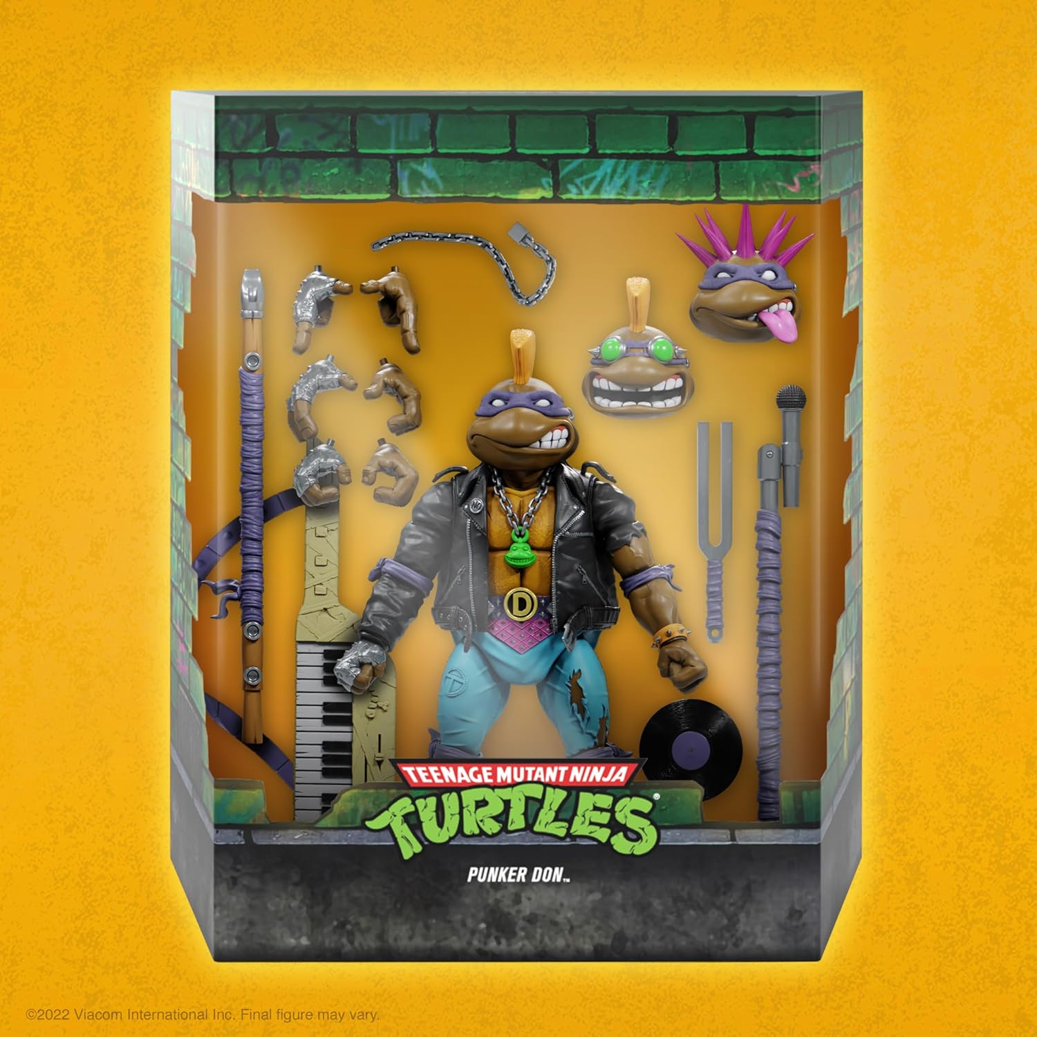 *preorder* teenage mutant ninja turtles ultimates: punker donatello by super7