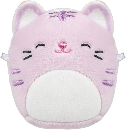 Micromallows Squishmallows Original 4-Pack Irina Axolotl, Tabitha Cat, Tex Taco, Gordon Shark