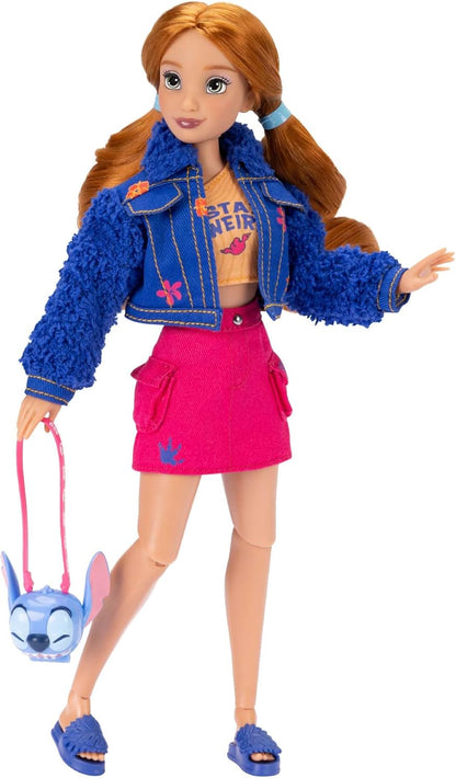 Disney ily 4EVER Fashion Dolls Stitch with Red Hair 30cm/11.5" Tall with 13 Points of Articulation, Two Complete Mix-and-Match Outfits and Glittery Mickey Ring for You!