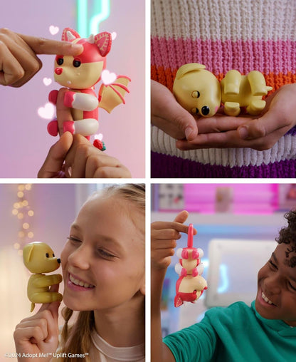 Fingerlings Adopt Me! x Dog, Interactive Pet with 40+ Sounds & Reactions (Ages 5+