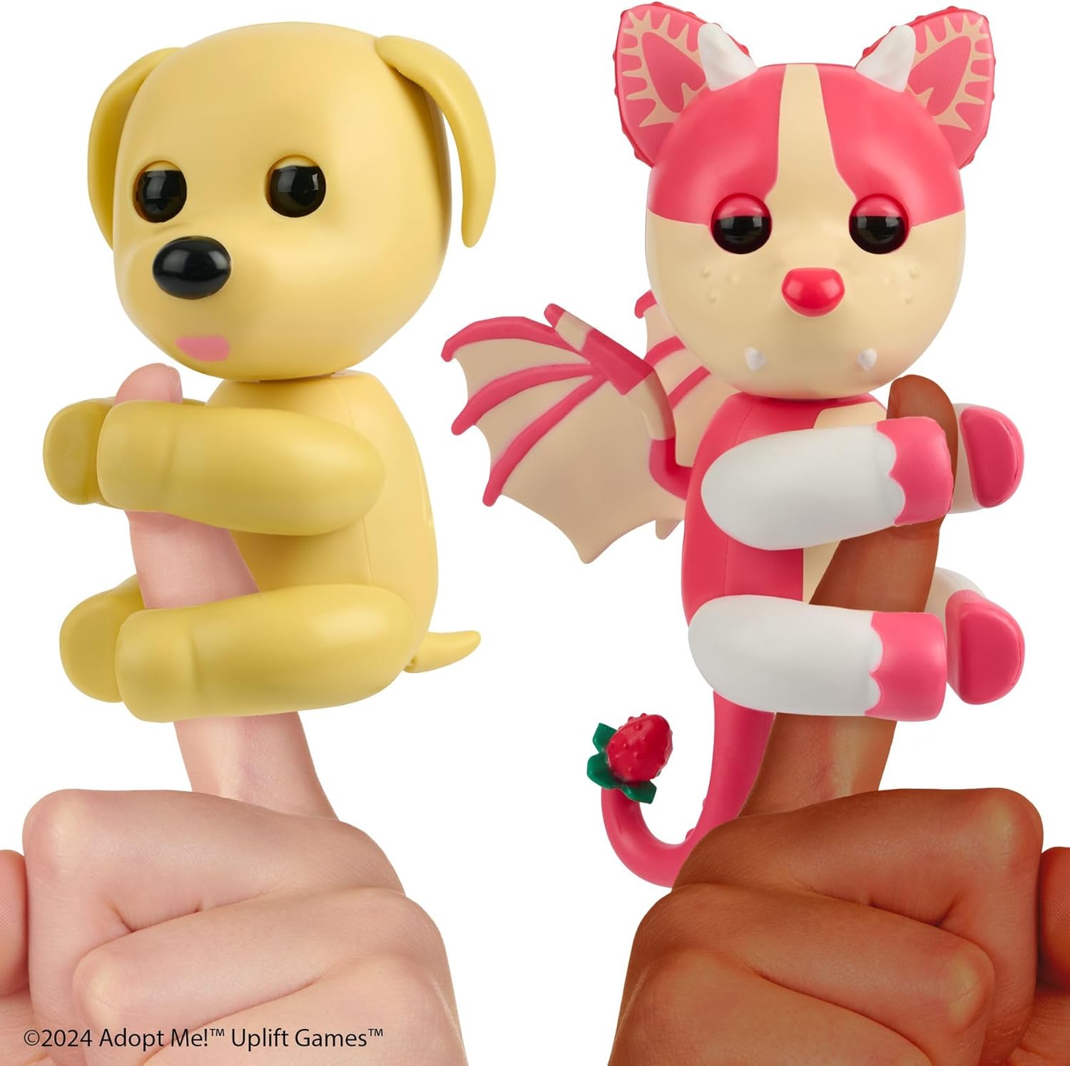 Fingerlings Adopt Me! x Dog, Interactive Pet with 40+ Sounds & Reactions (Ages 5+