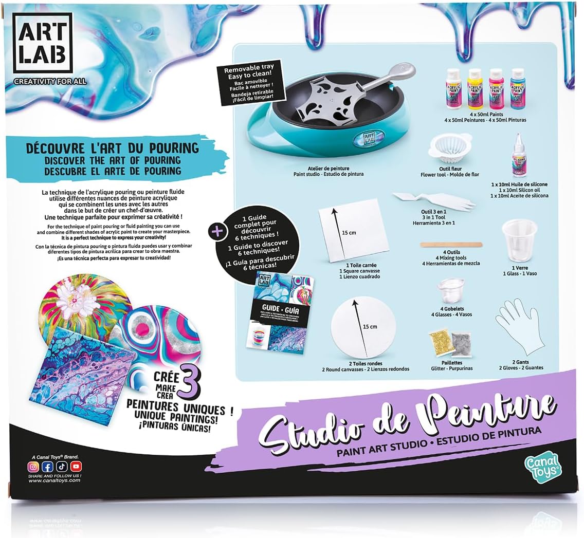 Canal Toys Pouring Art Studio
