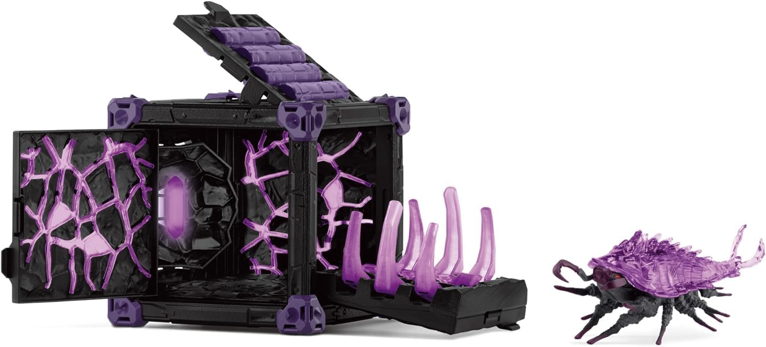 SCHLEICH 42675 BattleCave Isopode Ombra, da 7 anni, ELDRADOR CREATURES - Playset, 34 pezzi