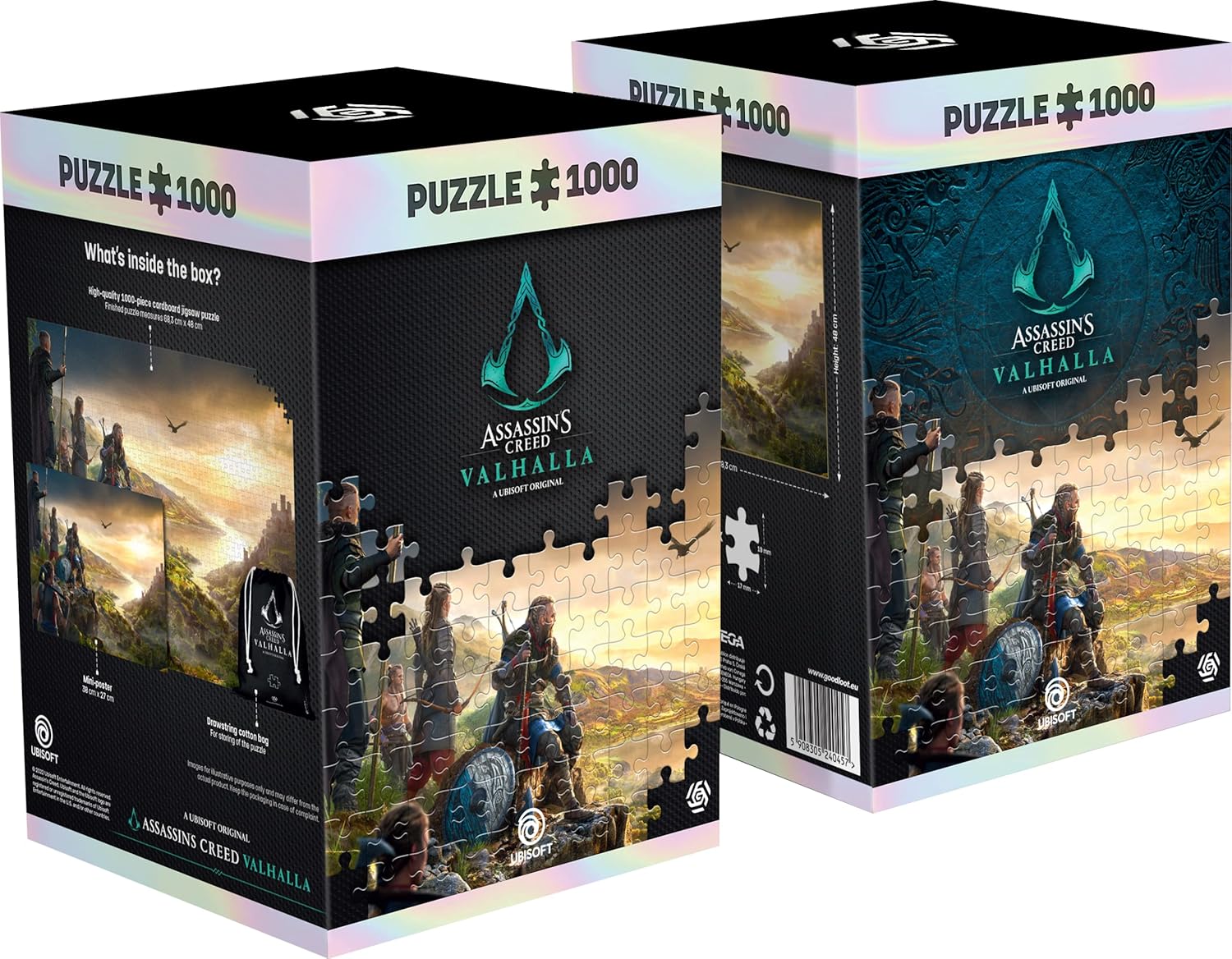 Good Loot LOOT Assassin's Creed Valhalla Vista Of England Legpuzzels Premium Box Sack Poster Computerspel Legpuzzels Voor Tieners En Volwassenen Vrijetijdsideeën Stukjes 1000 stukjes