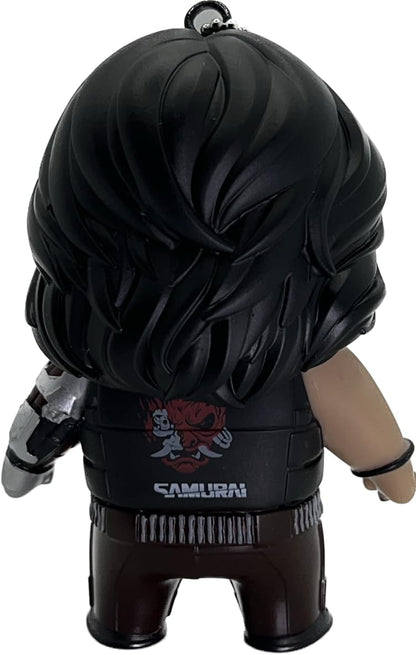 Good Loot Johnny Silverhand Mini-Figur - Sammelfigur aus Vinyl - für Sammler - mit Anhänger - Weihnachtsschmuck - Geschenk für Gamer - Johnny Silverhand aus dem Spiel Cyberpunk 2077-8x8x12cm