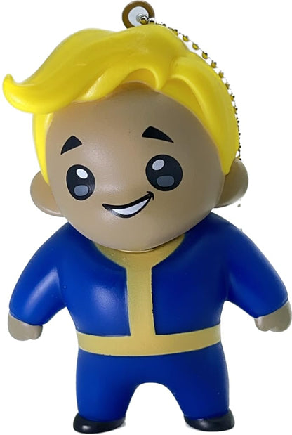 Good Loot Vault Boy minifiguur - verzamelbaar vinyl figuur - voor verzamelaars - met tag - kerstdecoratie - cadeau voor gamers - Vault Boy actiefiguur uit de Fallout game serie - 8x8x12cm