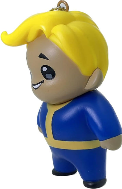 Good Loot Vault Boy minifiguur - verzamelbaar vinyl figuur - voor verzamelaars - met tag - kerstdecoratie - cadeau voor gamers - Vault Boy actiefiguur uit de Fallout game serie - 8x8x12cm