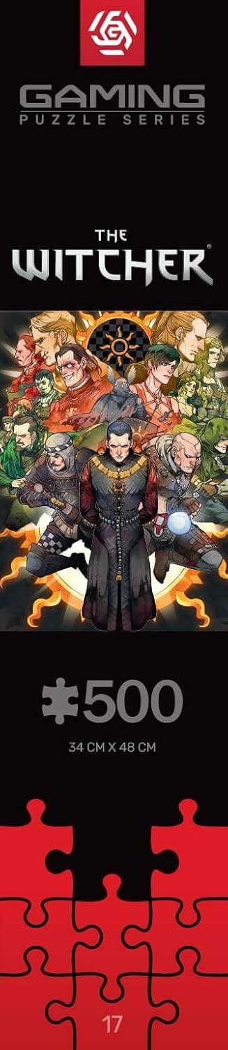 Good Loot Gaming Puzzel: The Witcher Nilfgaard 500 - Heksenpuzzel - Puzzel voor volwassenen - Klassieke Puzzel - Waren Games Puzzel met afbeelding - Puzzel 500 stukjes