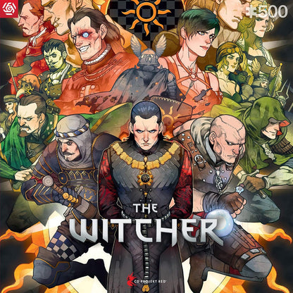 Good Loot Gaming Puzzel: The Witcher Nilfgaard 500 - Heksenpuzzel - Puzzel voor volwassenen - Klassieke Puzzel - Waren Games Puzzel met afbeelding - Puzzel 500 stukjes