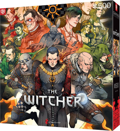 Good Loot Gaming Puzzel: The Witcher Nilfgaard 500 - Heksenpuzzel - Puzzel voor volwassenen - Klassieke Puzzel - Waren Games Puzzel met afbeelding - Puzzel 500 stukjes