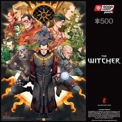 Good Loot Gaming Puzzel: The Witcher Nilfgaard 500 - Heksenpuzzel - Puzzel voor volwassenen - Klassieke Puzzel - Waren Games Puzzel met afbeelding - Puzzel 500 stukjes
